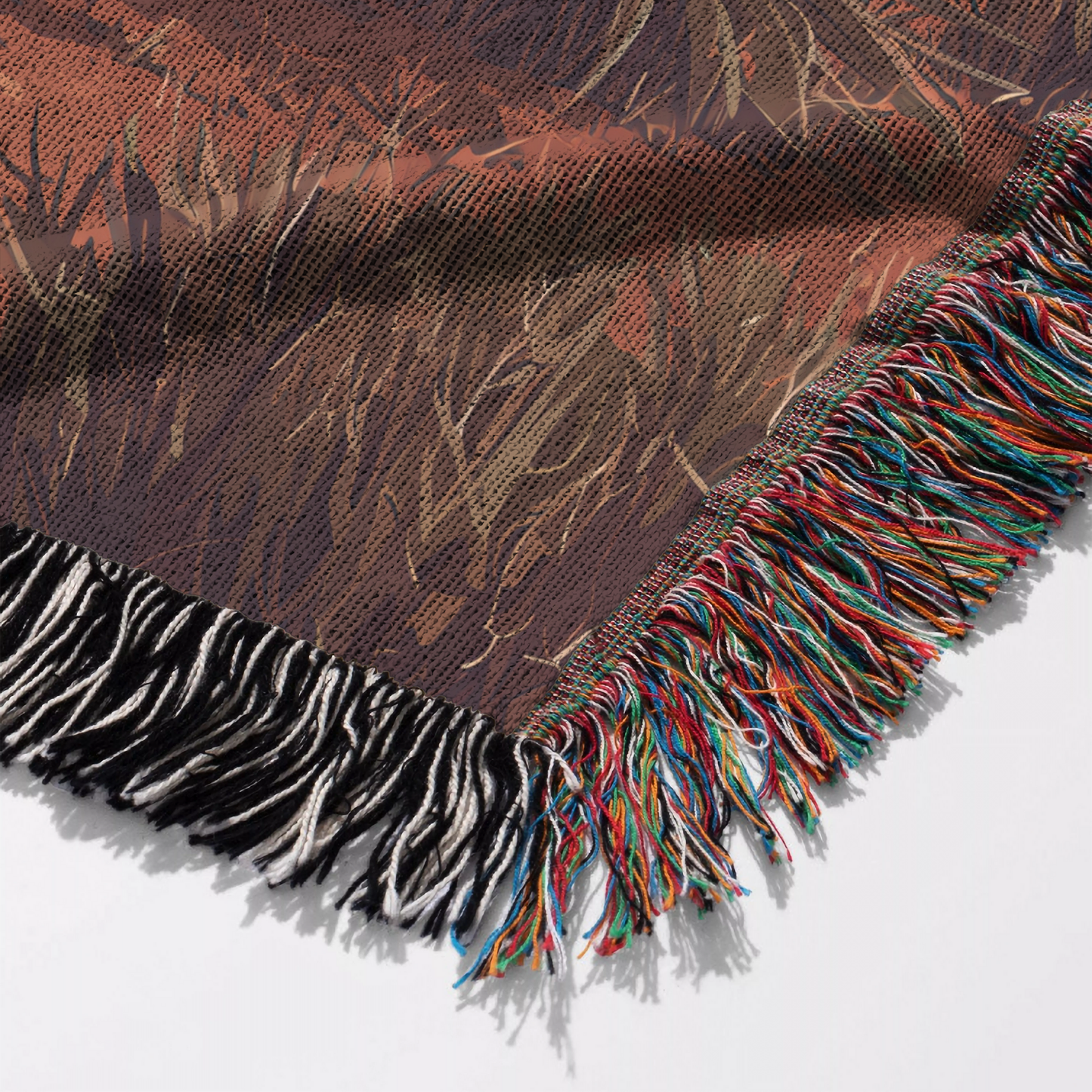 Arizona Desert Southwest Scene II Woven Blanket